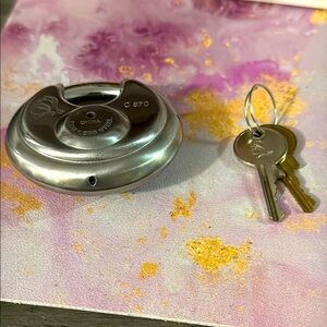 Storage Security Lock with 2 Keys